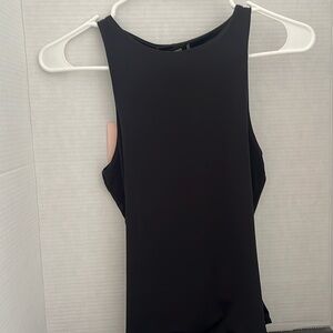 MISSGUIDED BLACK BODY SUIT SIZE US 4